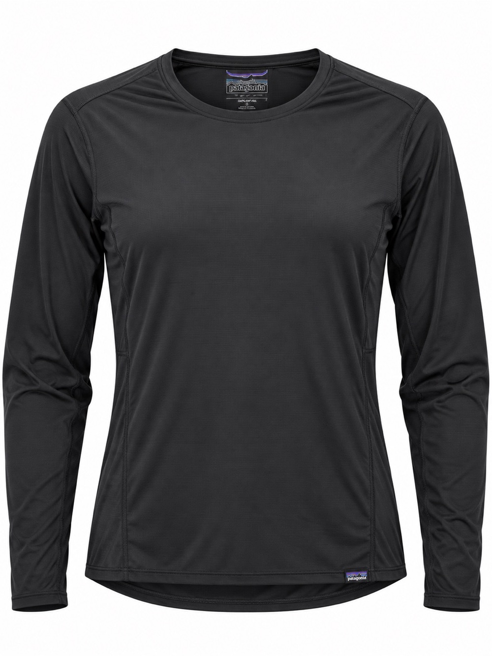 Patagonia Capilene Cool Lightweight Long Sleeve Shirt Black Small Hiking Gorp